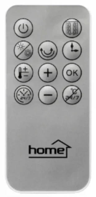 HOME FKF 56202 Nazidna grejalica sa ventilatorom, 2000 W, LCD