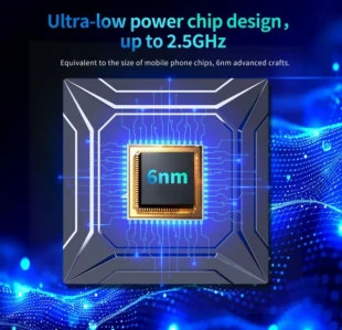 GEMBIRD GMB-X96 M200 2/16GB smart TV box S905X5M quad ARM G310V2, 2x4K 2.4&5G, 1000M, BT, Android 14