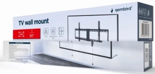 GEMBIRD WM-90F-01 Gembird TV nosac fiksni VESA max 80x40cm, 37-86 max.70kg