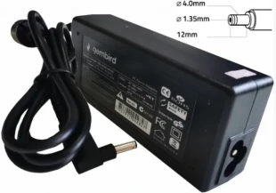 NPA40-190-2370 (AS10) Gembird punjac za laptop 40W-19V-2.37A, 4.0x1.35mm black (Alt=AS14)