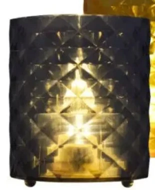 Mini LED svecnjak Sivi 60x70mm (cena je za 1kom)