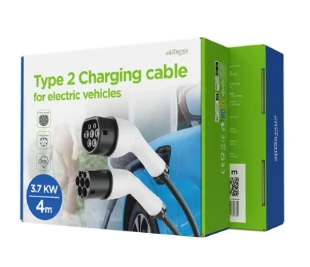 EV-T2MF-3.7KW-4M Gembird Kabl za punjenje Type 2, 16A, 1-fazni (3,7 kW), 4 m