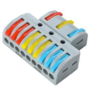 WAGO klema 3 in 9 out razdelna sa polugom, 2 kom pakovanje cena za 2 komada