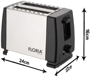 Zilan ZLN1840 Toster za hleb 700W,Sivi,7 nivoa grejanja