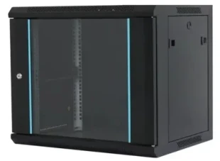 MAXPRO LINE Rack orman nazidni, 6U, 600x450, staklena vrata