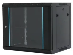 MAXPRO LINE Rack orman nazidni, 9U, 600x450, staklena vrata