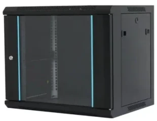 MAXPRO LINE Rack orman nazidni, 6U, 600x600, staklena vrata
