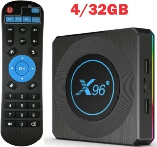 GEMBIRD GMB-X96 X4 4/32GB smart TV box S905X4 quad, Mali-G31MP 8K, KODI Android 11.0