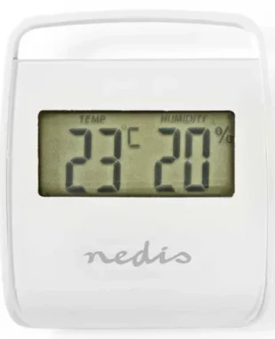 NEDIS WEST100WT Digitalni LCD unutrašnji termometar, Bela