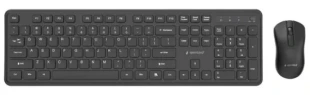 KBS-WPS-01 Gembird Slim Pro Business bežièni desktop set, crna, US raspored