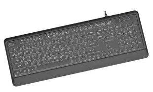 KB-UML-04 Gembird Tanka žièana osvetljena tastatura, crna, US raspored