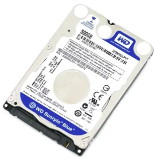 HDD 2.5 * 500GB WD5000LPVT BLUE scorpio 5400rpm 8mb SATA 7mm