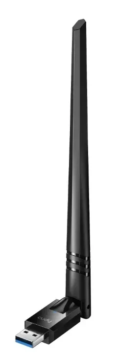 Cudy WU900H,AX900 Wi-Fi 6 Bluetooth 5.4 USB adapter sa visokim pojaèanjem,V1.0, 600 Mbps + 286 Mbp