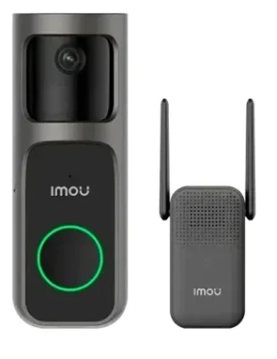 Imou 3MP Wi-Fi Doorbell 2S Kit  2K QHD  5000mAh rechargable