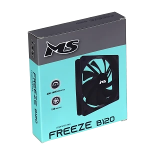 VENTILATOR ZA KUĆIŠTE MS FREEZE B120 crni fan