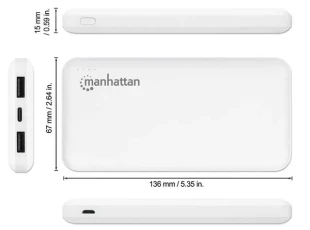 MANHATTAN 10,000 mAh Powerbank