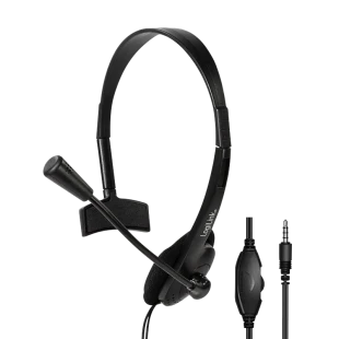 Logilink mono slušalice, povezivanje 3.5mm, mikrofon za call centre