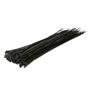 LogiLink Vezice 100 kom,  400 x 4.4mm, crna