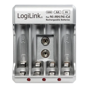 Logilink Punjač baterija za Ni-MH/Ni-Cd AA/AAA/9V
