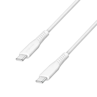 Logilink USB 2.0 Type C - C, M/M, 60 W, bela, 1.0m