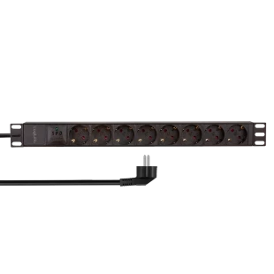 Logilink PDU 8 x šuko CEE 7/3, zaštita od preopterećenja, 1.8m