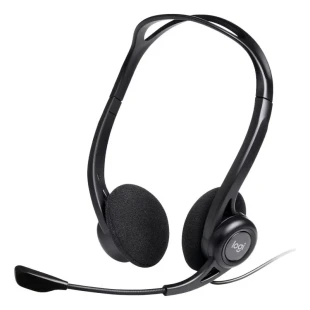 Slušalice Logitech PC960 USB Stereo Headset OEM Black, 981-000100