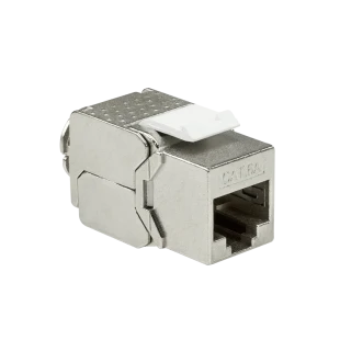 Logilink Keystone modul, Cat6A, STP, 16.0mm, 22-26 AWG, toolless, srebrna