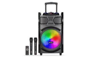 Karaoke zvučnik Intex T-350 TUFB (Dual) v5.1 Trolley FM/Aux/HDMI/USB/BT 5.1/2 x mic/ Daljinski  60W