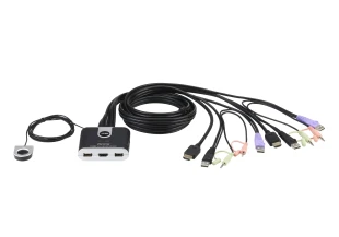 KVM Switch Aten CS692 2-Port USB/3xHDMI/6xUSB/3xAudio