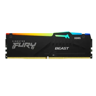 Memorija DDR5 64GB (2x32GB) 5600MHz Kingston Fury Beast RGB KF556C40BBAK2-64