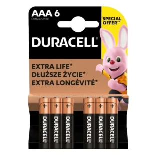 Baterija Duracell Basic AAA 1/6 pakovanje