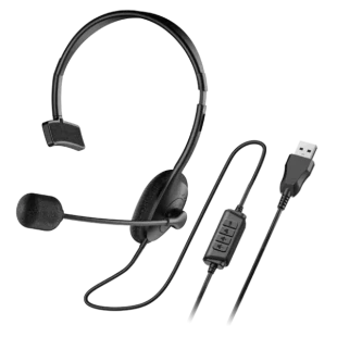 Slušalice sa mikrofonom Genius HS-100U USB crne