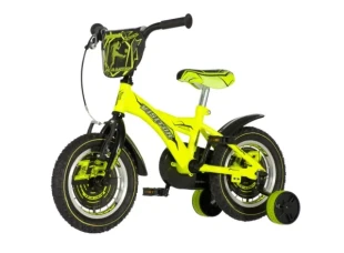 Dečija bicikla Visitor player12/v-brake/pomoćni točkići/neon žuta