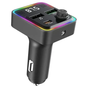 FM Transmiter i punjač Kettz Floyd Bluetooth/2xUSB QC3.0/Type-C PD30W/LED