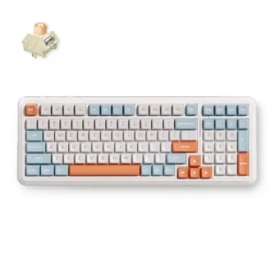 Bežična gaming tastatura MCHOSE K99 V3 Mehanička/Horizont orange/Icy Creamsicle Switch