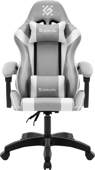 Gaming stolica Defender Ortos sivo bela