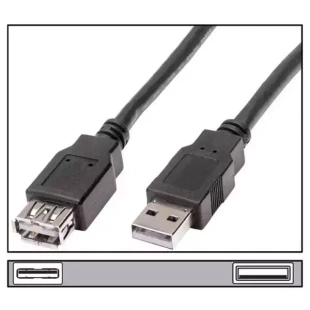 Kabl USB A-M/A-F 1.8m produžni Linkom