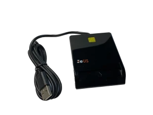 Čitač smart kartica ZeUs CR814 (za biometrijske lične karte), USB