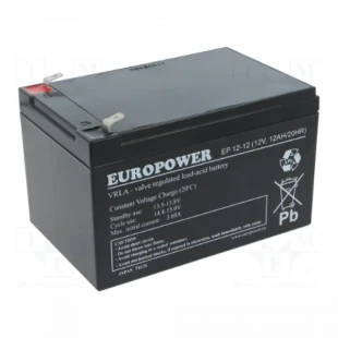 Baterija za UPS EuroPower ES12-12A 12V 12Ah