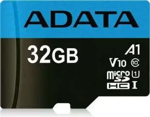 Micro SD Card 32GB AData + SD adapter AUSDH32GUICL10A1-RA1/ class 10