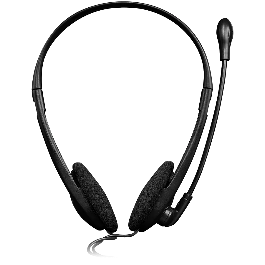 CANYON PC headset HS-01 PC Mic Flat 1.8m Black Orange Slika 2