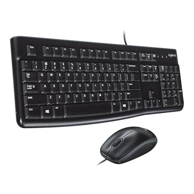 LOGITECH MK120 Corded Combo - BLACK - USB - US INT'L - EER Slika 2
