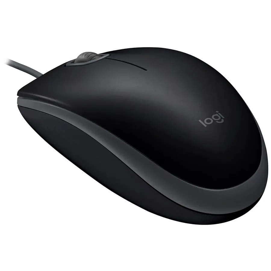 LOGITECH B110 Corded Mouse - SILENT - BLACK - USB - B2B Slika 2