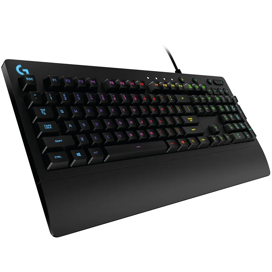 LOGITECH G213 Prodigy Corded RGB Gaming Keyboard - BLACK - US INT'L - USB - Image 1