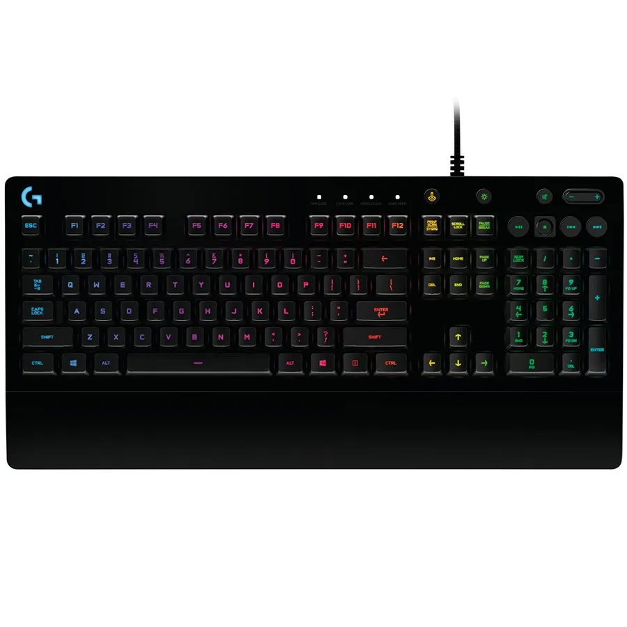 LOGITECH G213 Prodigy Corded RGB Gaming Keyboard - BLACK - US INT'L - USB - Image 4