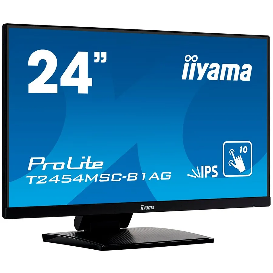 IIYAMA Monitor 24" PCAP 10-Points Touch Screen, Anti Glare coating, 1920 x 1080, IPS-panel, Slim Bezel, Speakers, VGA, HDMI, Height Adjust., 250 cd/m2, USB 3.0-Hub (2xOut), 1000:1 Static Contrast, 5ms, USB Touch Interface Slika 3