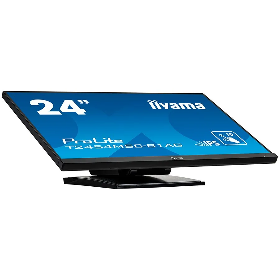 IIYAMA Monitor 24" PCAP 10-Points Touch Screen, Anti Glare coating, 1920 x 1080, IPS-panel, Slim Bezel, Speakers, VGA, HDMI, Height Adjust., 250 cd/m2, USB 3.0-Hub (2xOut), 1000:1 Static Contrast, 5ms, USB Touch Interface Slika 5