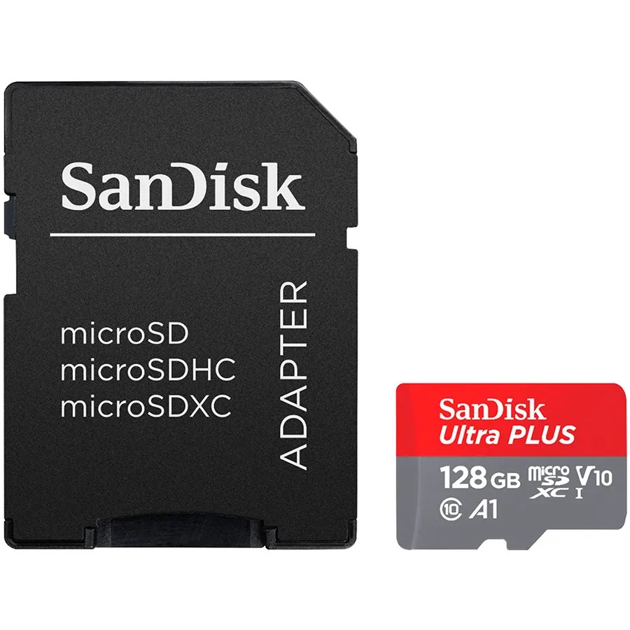 SANDISK High Endurance microSDXC 128GB + SD Adapter - for dash cams & home monitoring, up to 10,000 Hours, Full HD / 4K videos, up to 100/40 MB/s Read/Write speeds, C10, U3, V30 Slika 1