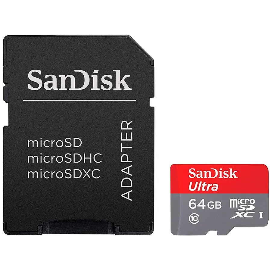 SANDISK High Endurance microSDXC 64GB + SD Adapter - for dash cams & home monitoring, up to 5,000 Hours, Full HD / 4K videos, up to 100/40 MB/s Read/Write speeds, C10, U3, V30 Slika 1