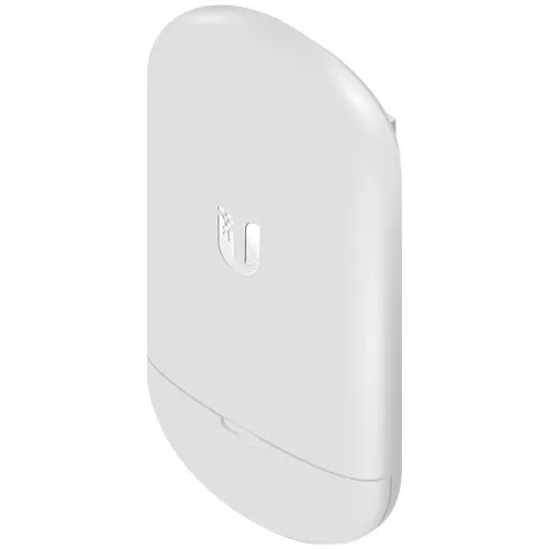 Ubiquiti airMAX NanoStation 5AC Loco, Compact, UISP-ready WiFi radio sporting a classic NanoStation design and an updated airMAX AC chipset, 5 GHz, 10+ km link range, 450+ Mbps throughput, PoE adapter not included, Pole mounting kit (Included) Slika 1